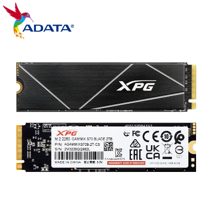 Imagem de SSD ADATA XPG S70 BLADE 2TB M.2 2280 NVME PCIE 4.0